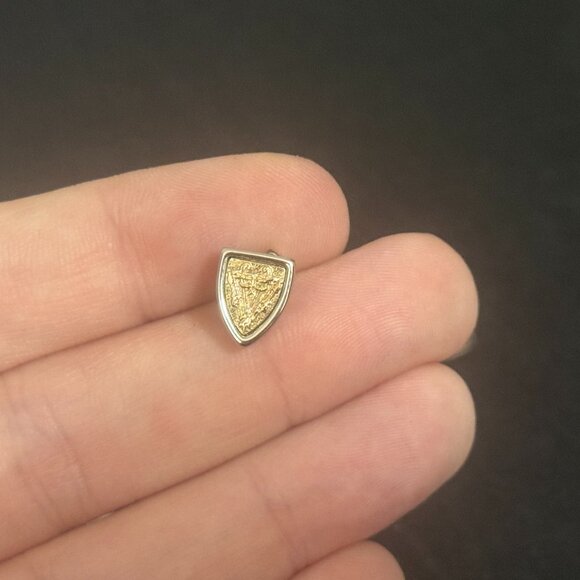 Allsaints Shield Stud Earrings - Picture 2 of 3